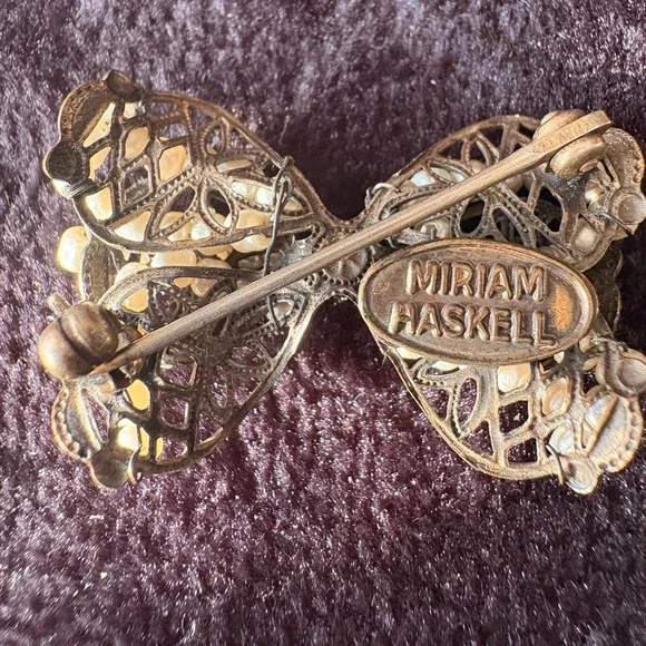 Miriam Haskell brooch - Picture 5 of 5
